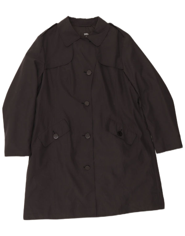Marks & Spencer Damski trencz UK 20 2XL Czarny poliester