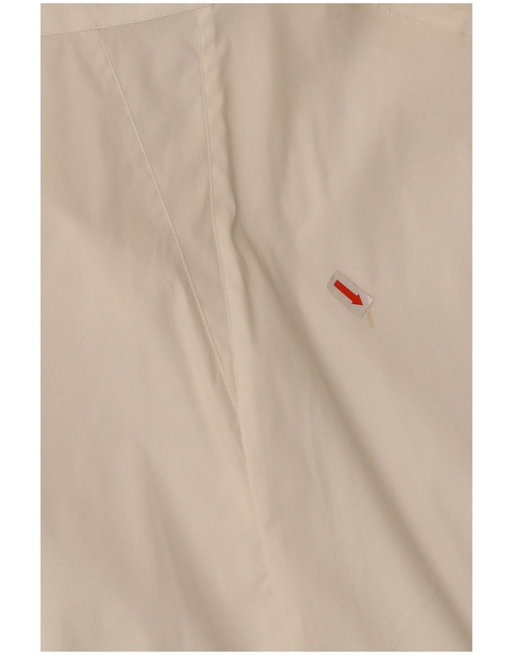 Damska koszula bez rękawów TRUSSARDI UK 18 XL, biała bawełna