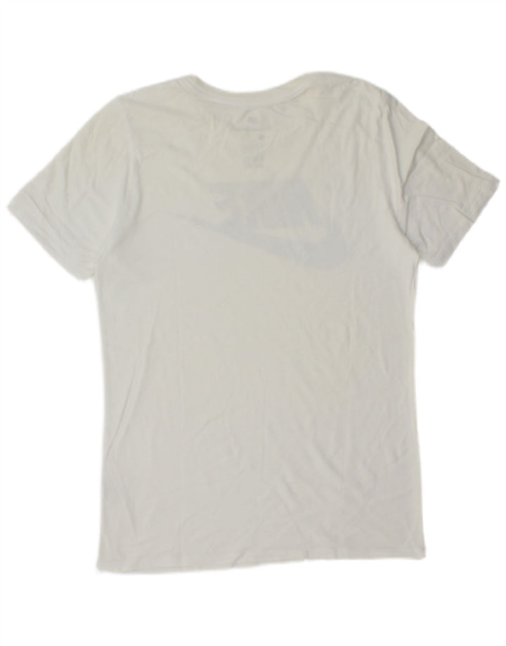 Męski T-shirt Nike o sportowym kroju z grafiką, mały, biały