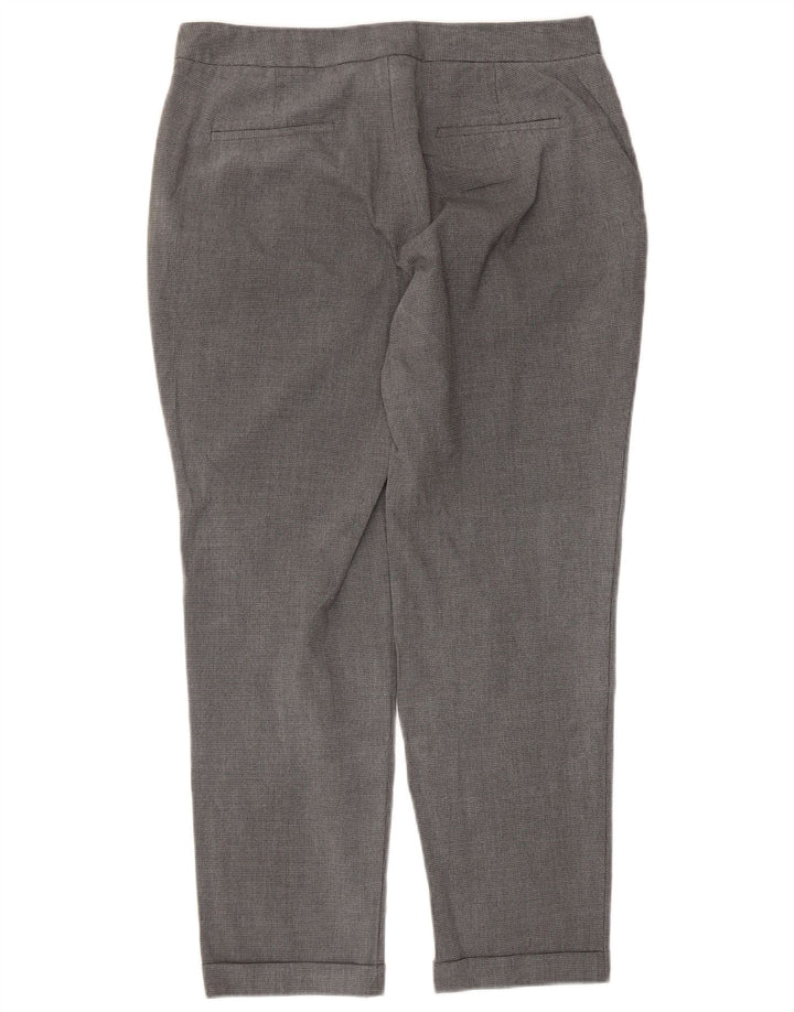 Damskie proste spodnie chino Zara EU 40 Medium W30 L27 Szara pepitka