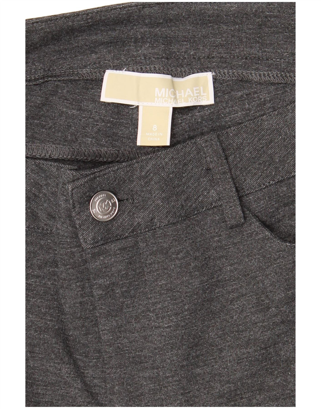 MICHAEL KORS Damskie spodnie typu skinny na co dzień US 8 Medium W30 L29 Szare