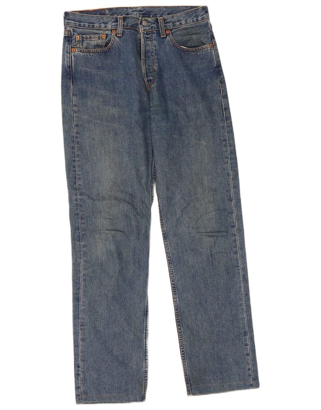 Damskie jeansy Levi's 590 Straight W31 L32 Niebieskie bawełniane
