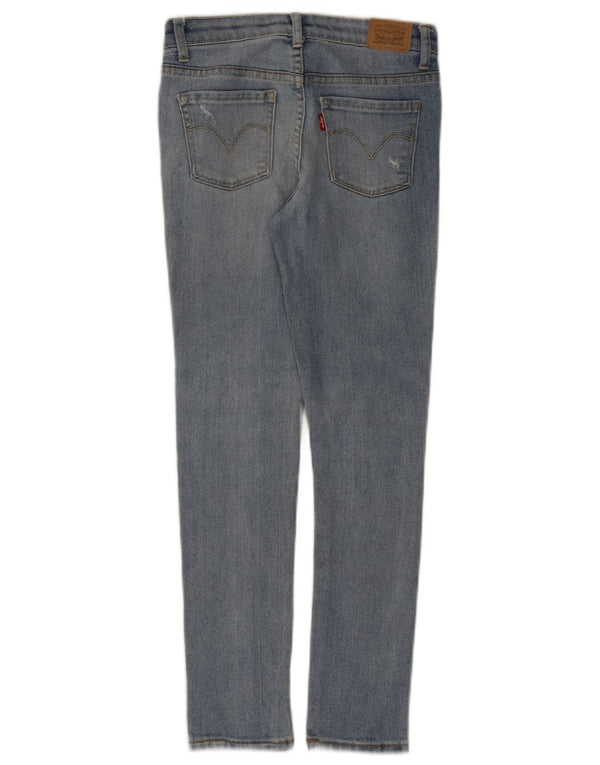 Levi's Chłopięce 711 Obcisłe Dżinsy 9-10 Lat W24 L25 Niebieskie Bawełniane