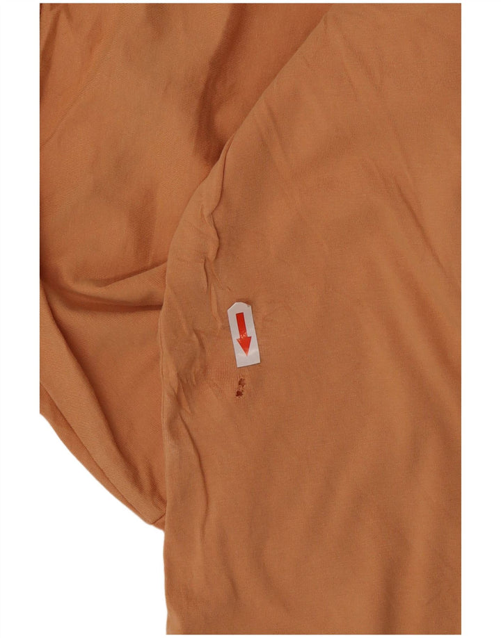T-shirt męski Fred Perry, bawełniany, średni, pomarańczowy w paski