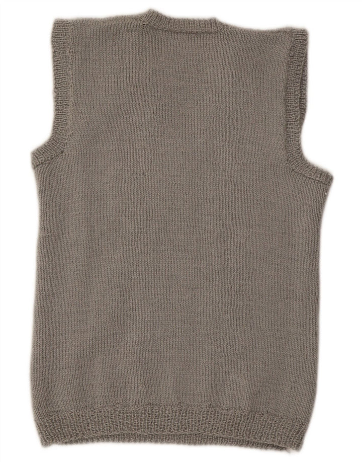 Tank top damski w stylu vintage, UK 14, średni szary