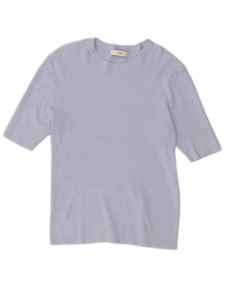 T-shirt damski Marks & Spencer, UK 6 XS, niebieski