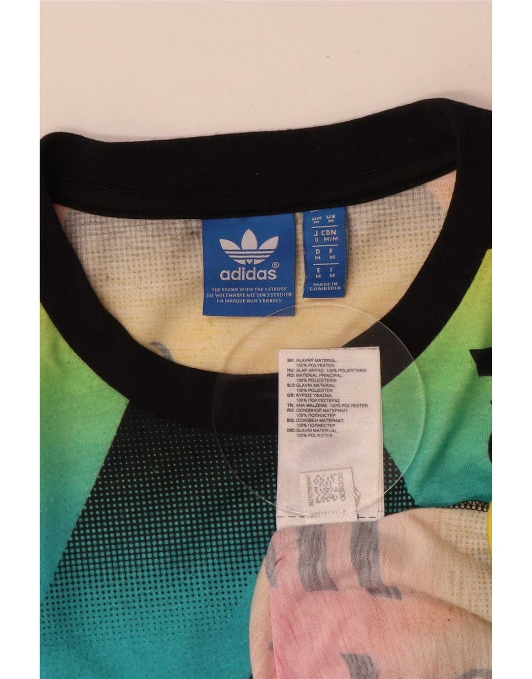 Męska koszulka graficzna Adidas Top Medium wielobarwny poliester