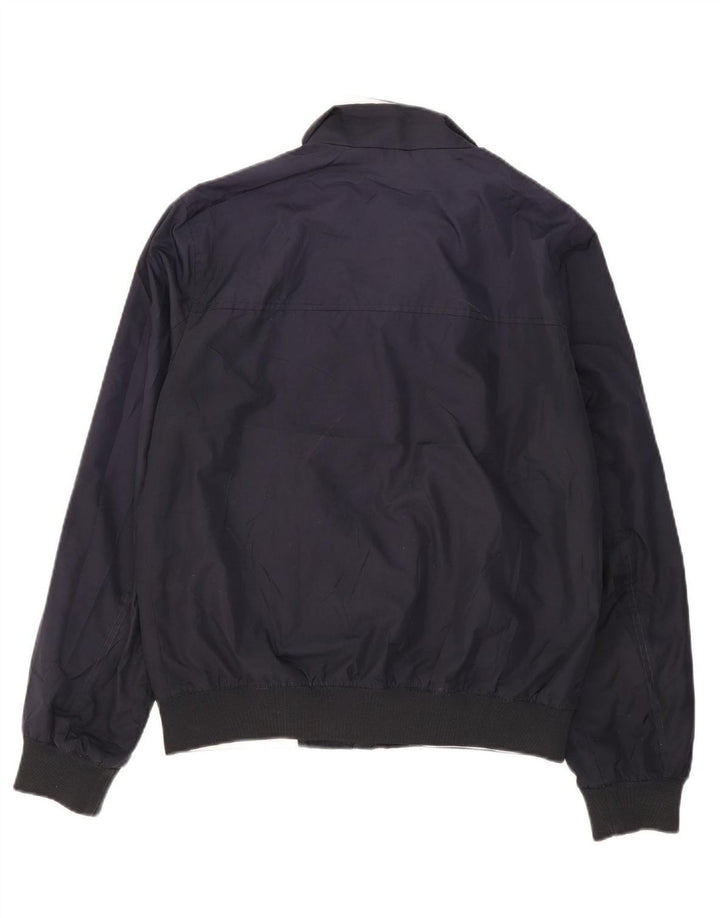 MARINA YACHTING Mens Bomber Jacket IT 52 XL Navy Blue Polyester