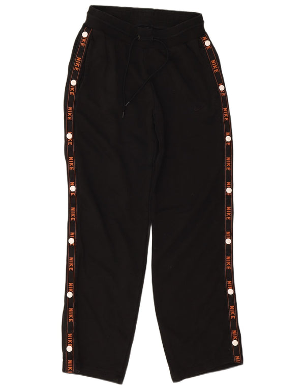 Damskie spodnie dresowe Nike Graphic UK 10, małe, czarne, bawełniane