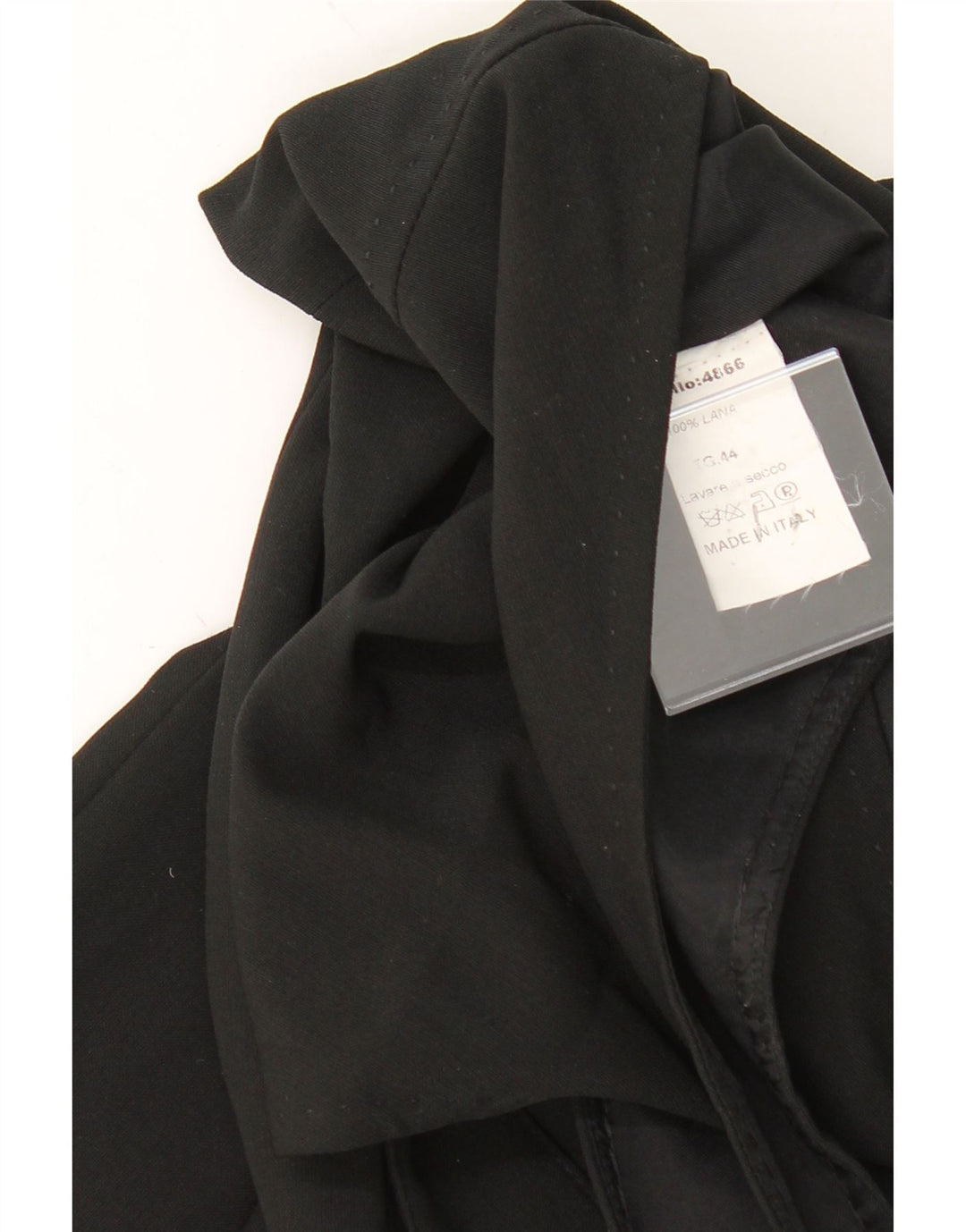 VINTAGE Womens Sleeveless Sheath Dress IT 44 Medium Black Wool Vintage Vintage and Second-Hand Vintage from Messina Hembry 