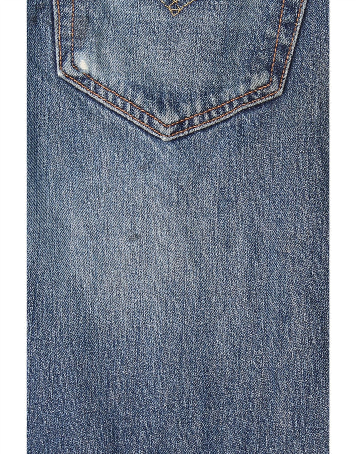 Męskie jeansy Levi's 501 Straight W36 L30 Niebieskie bawełniane