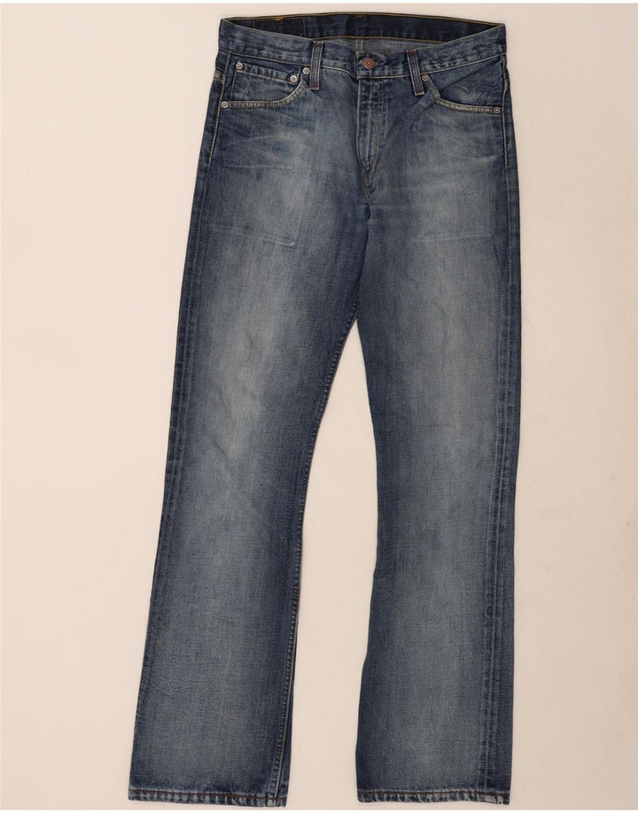 Męskie dżinsy Levi's 507 Bootcut W31 L34 Niebieska bawełna