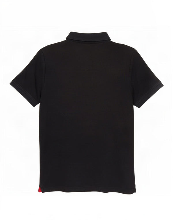 Męska koszulka polo Calvin Klein, średnia, granatowa, bawełniana