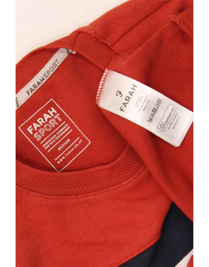 Bluza męska Farah, bawełniana, w kolorze średniej pomarańczy