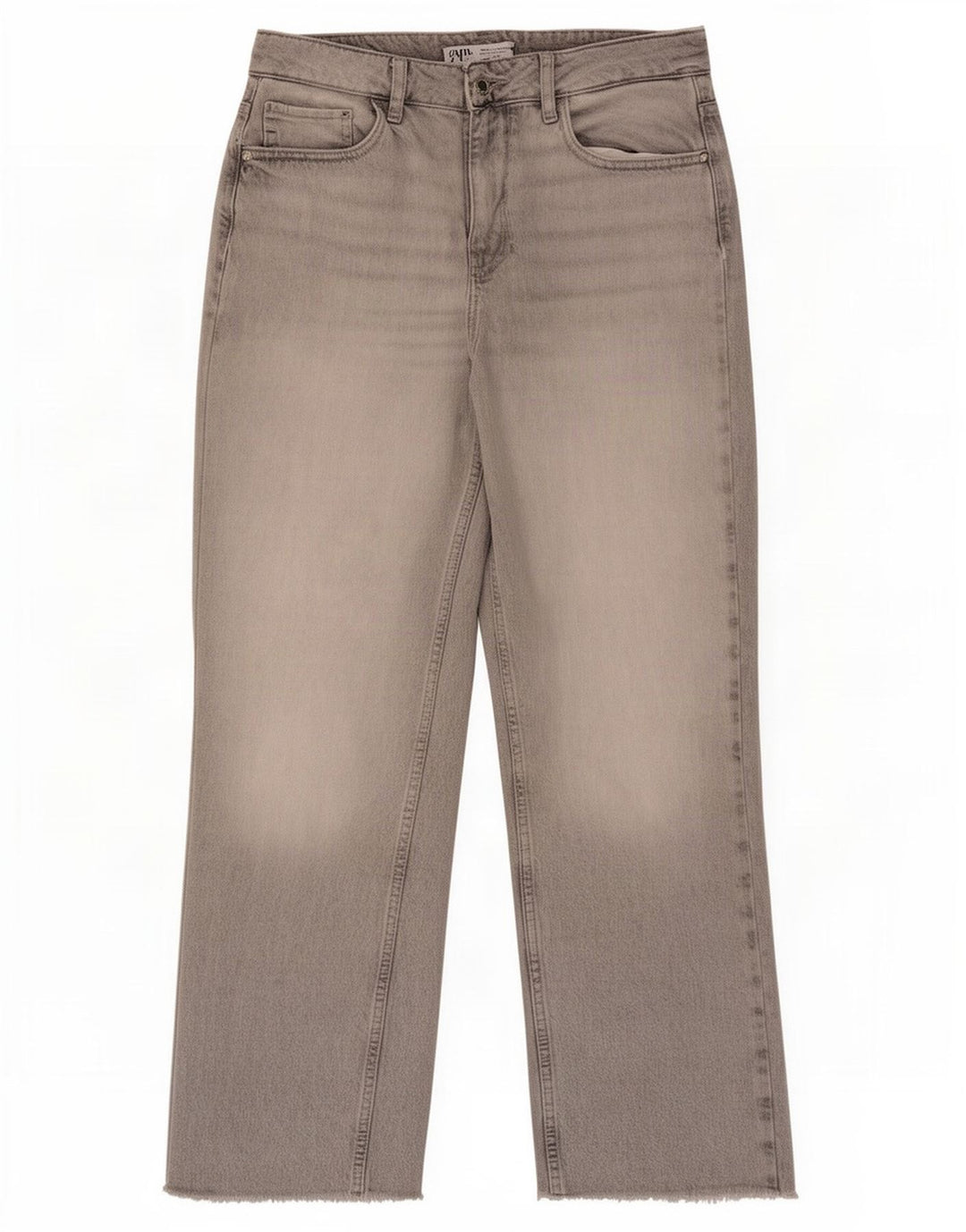 Damskie proste dżinsy Zara EU 40 Medium W30 L28 Szara bawełna