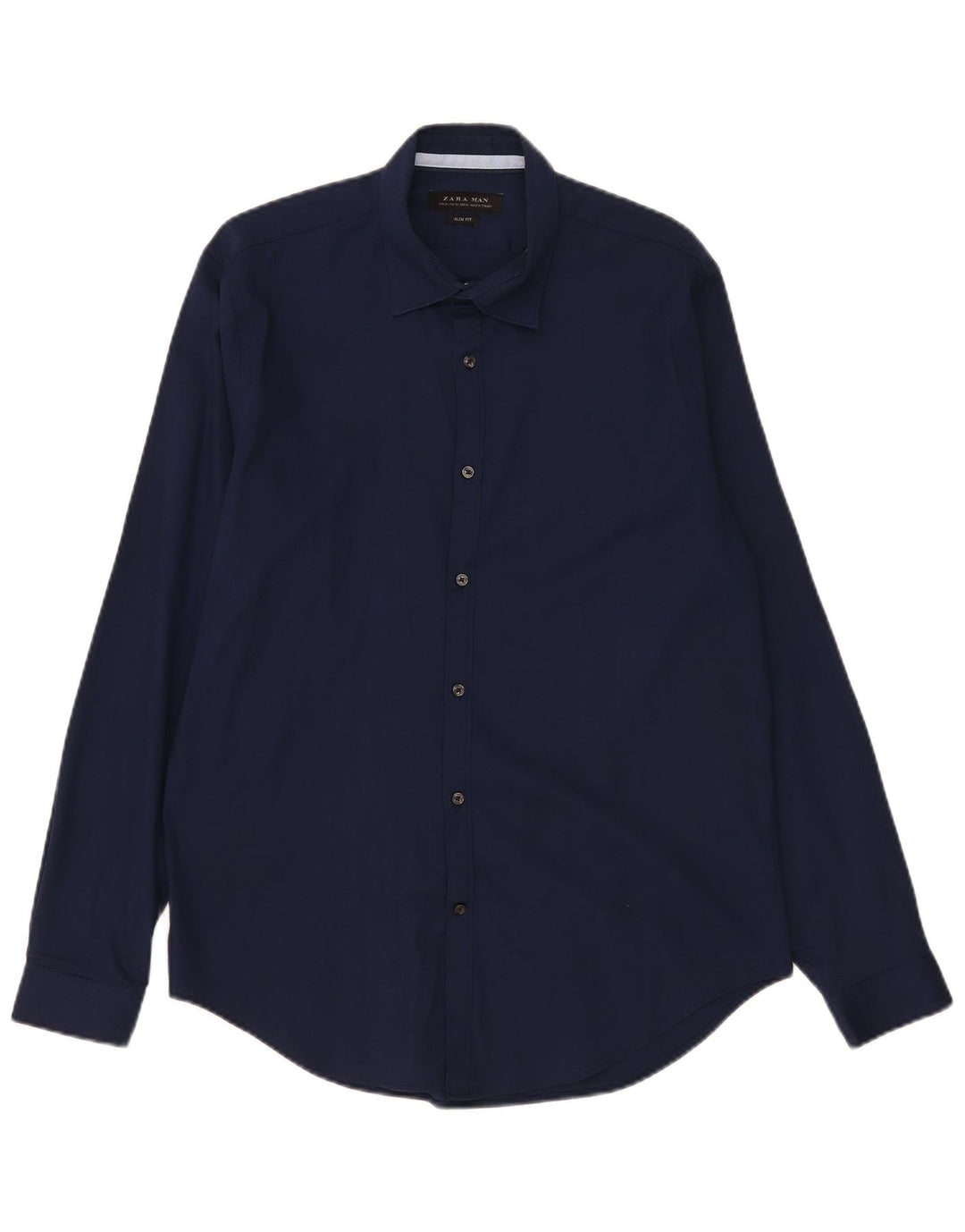 Koszula męska Zara Slim Fit XL granatowa