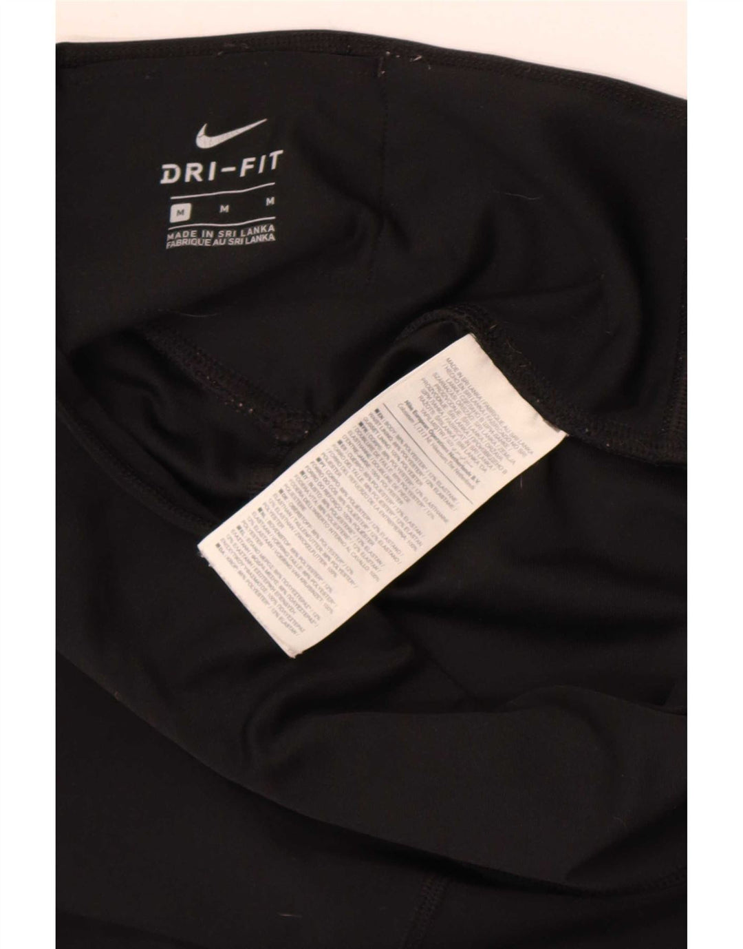 Damskie legginsy Nike Dri Fit Graphic UK 14, średni czarny poliester
