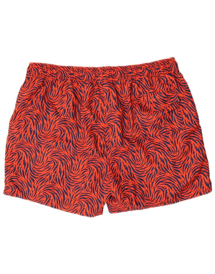 Męskie spodenki kąpielowe Dkny 2XL, pomarańczowy, geometryczny poliester