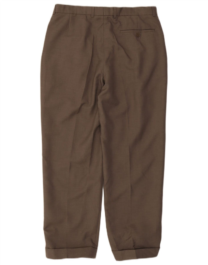 Męskie spodnie Chino Marks & Spencer W34 L29 Szary poliester