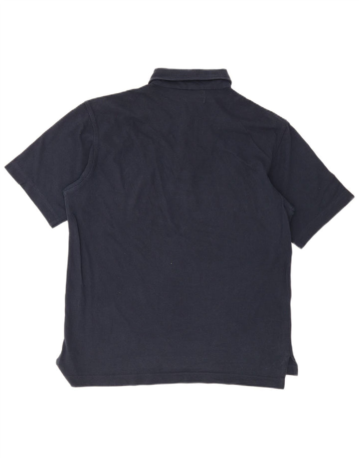 Męska koszulka polo Henry Cottons, średnia, granatowa, bawełniana