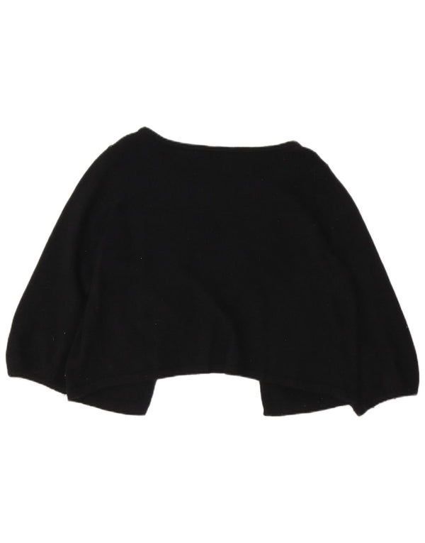 Marks & Spencer Damski sweter bolerko z autografem UK 16, duży, czarny Angora