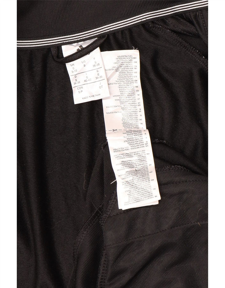 Damska kurtka dresowa Adidas UK 8/10, mała, czarna, poliester
