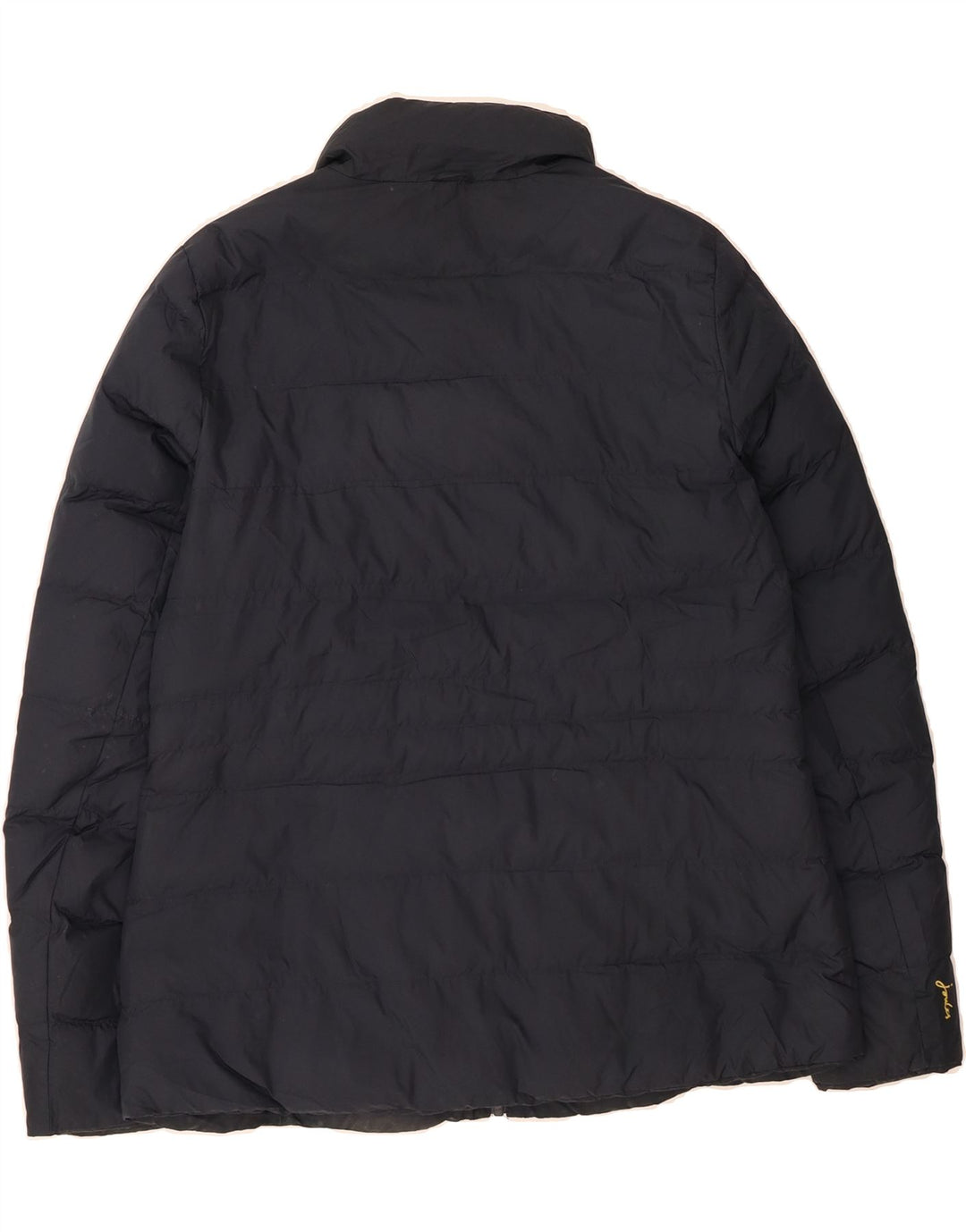 JOULES Womens Reversible Padded Jacket UK 14 Large  Navy Blue Polyester Vintage Joules and Second-Hand Joules from Messina Hembry 