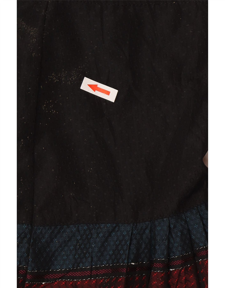 Spódnica damska Benetton w kształcie litery A W30 w średnie czarne paski