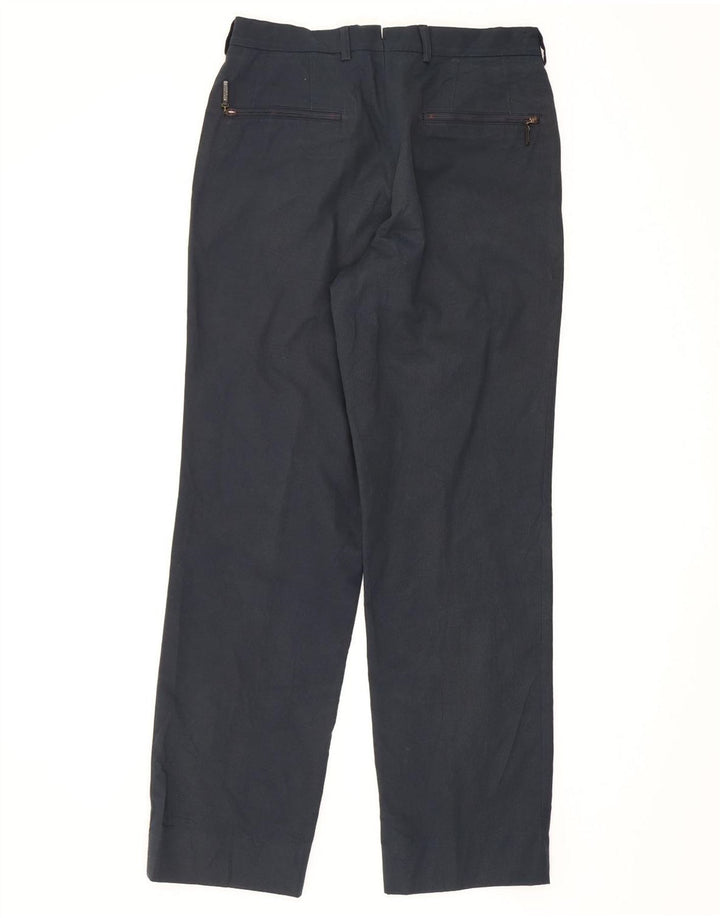 Męskie spodnie typu chino Regular Massimo Dutti, średnie W31 L29, granatowe, bawełniane