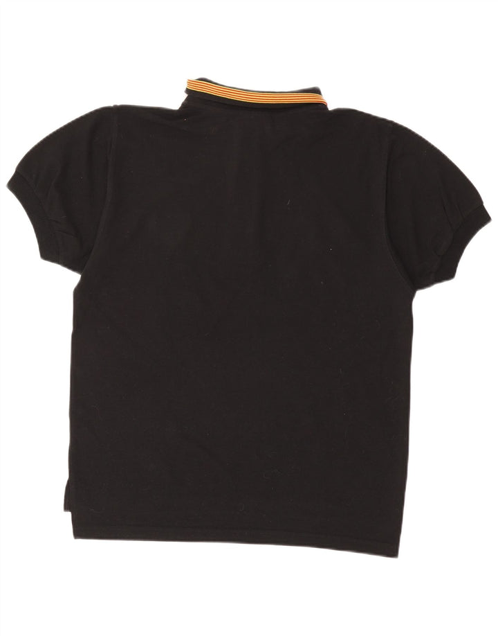 Męska koszulka polo PUMA, mała, czarna, bawełniana