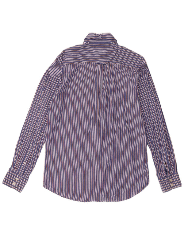 Crew Clothing Koszula męska, mała, bawełniana w niebieskie paski