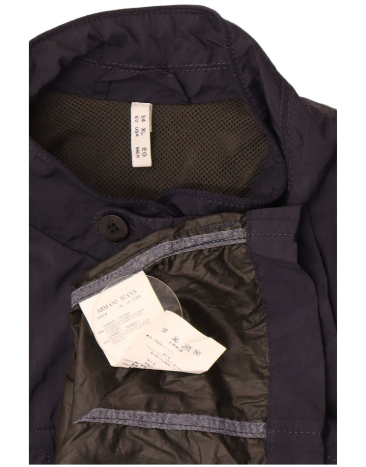 Męska kurtka użytkowa Armani Jeans UK 42 XL granatowa, poliamidowa