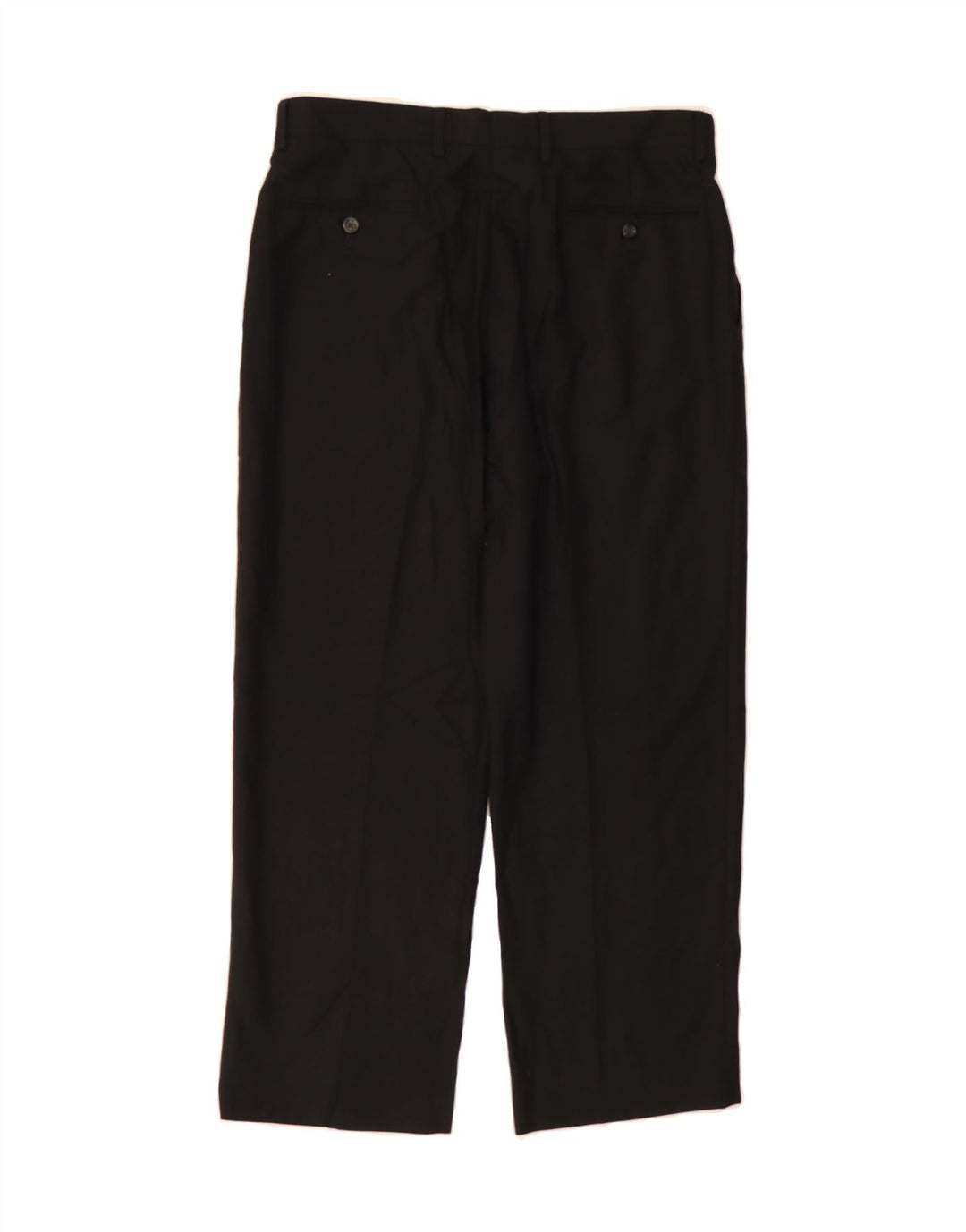 IZOD Mens Straight Suit Trousers W34 L28 Black Vintage Izod and Second-Hand Izod from Messina Hembry 