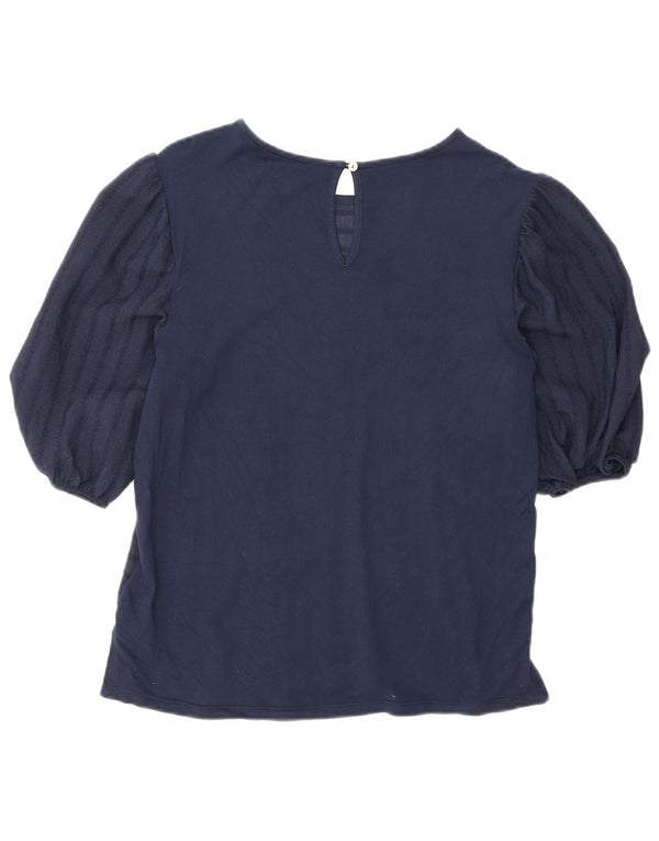 Bluzka damska Marks & Spencer UK 6 XS Granatowa wiskoza w paski