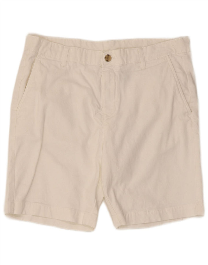 Męskie spodenki Chino Zara EU 42 Large W32 Biała bawełna