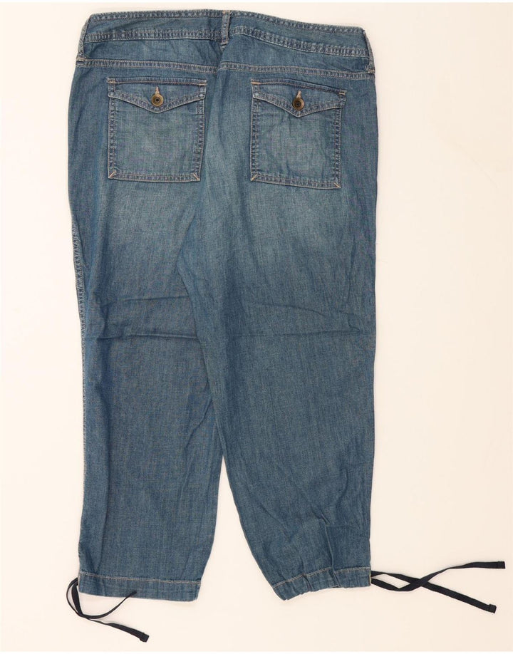 EDDIE BAUER Womens Capri Jeans US 10 Large W34 L23 Blue Cotton Vintage Eddie Bauer and Second-Hand Eddie Bauer from Messina Hembry 