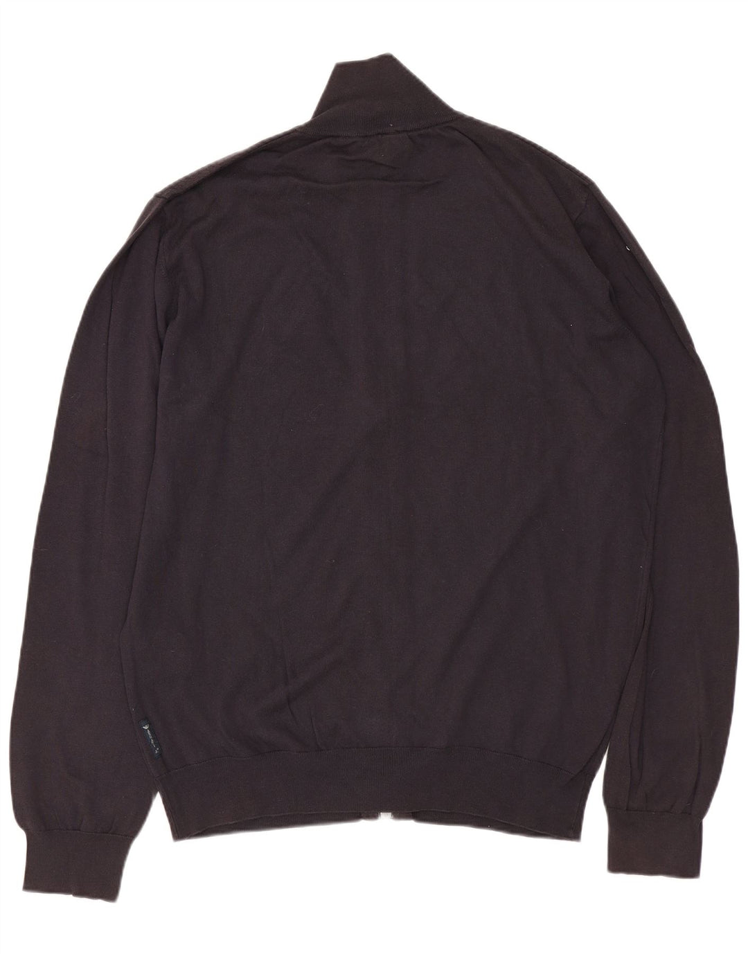 ARMANI JEANS Męski sweter rozpinany, średni granatowy, bawełniany