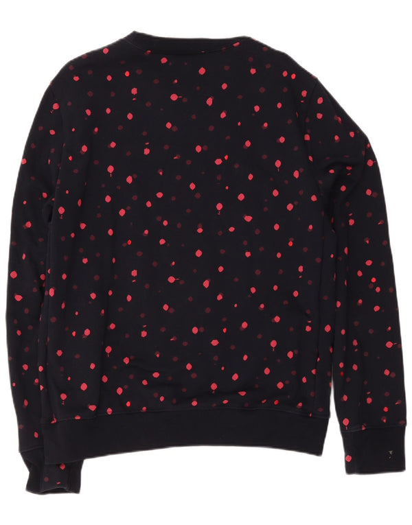 Damska bluza Paul Smith Sweter UK 20 2XL Granatowa bawełna w cętki