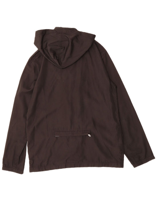 PUMA Boys Hooded Tracksuit Top Jacket 13-14 Years XL Black Polyester