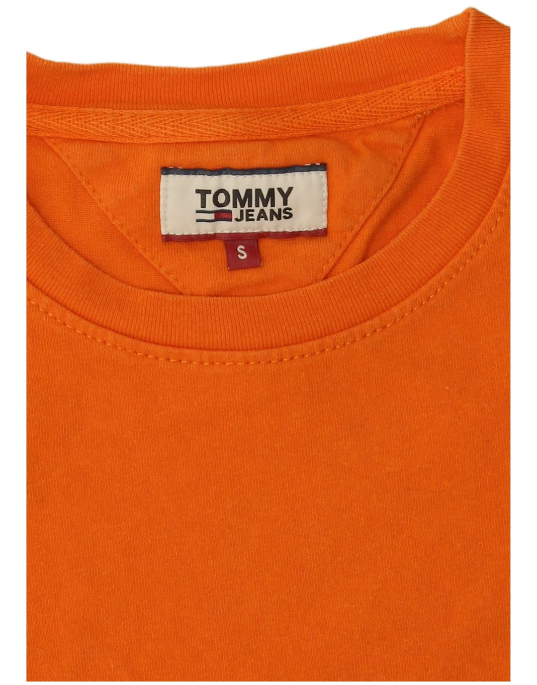 T-shirt męski Tommy Hilfiger, mały, pomarańczowy, bawełniany