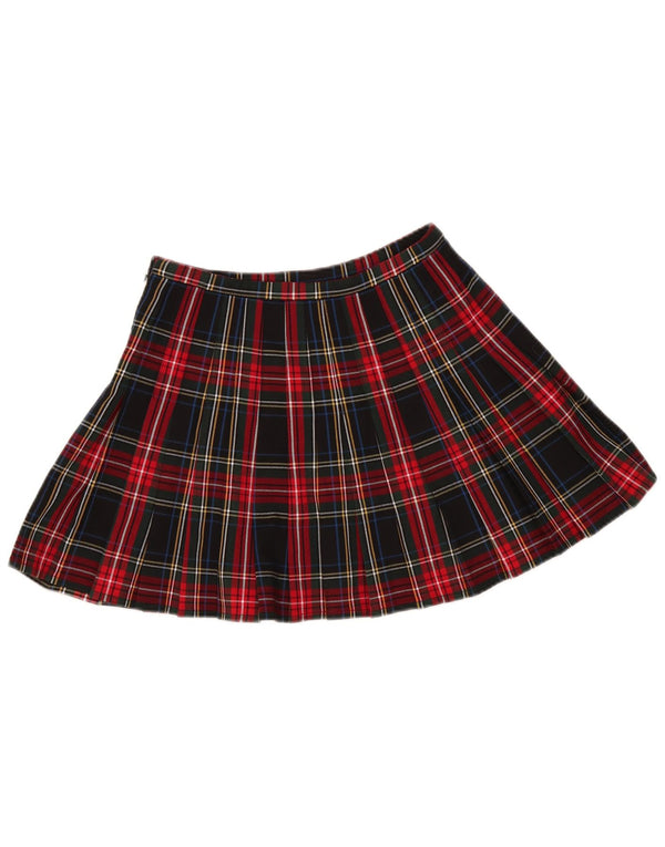 Superdry Womens Mini Skirt UK 10 Small W28 Multicoloured Plaid Polyester