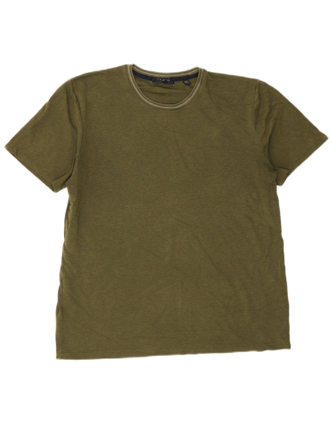 Ted Baker Męski T-shirt, rozmiar 4, duży, bawełniany khaki
