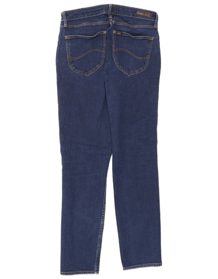 Damskie jeansy Lee Elly Slim W30 L29 Granatowa bawełna