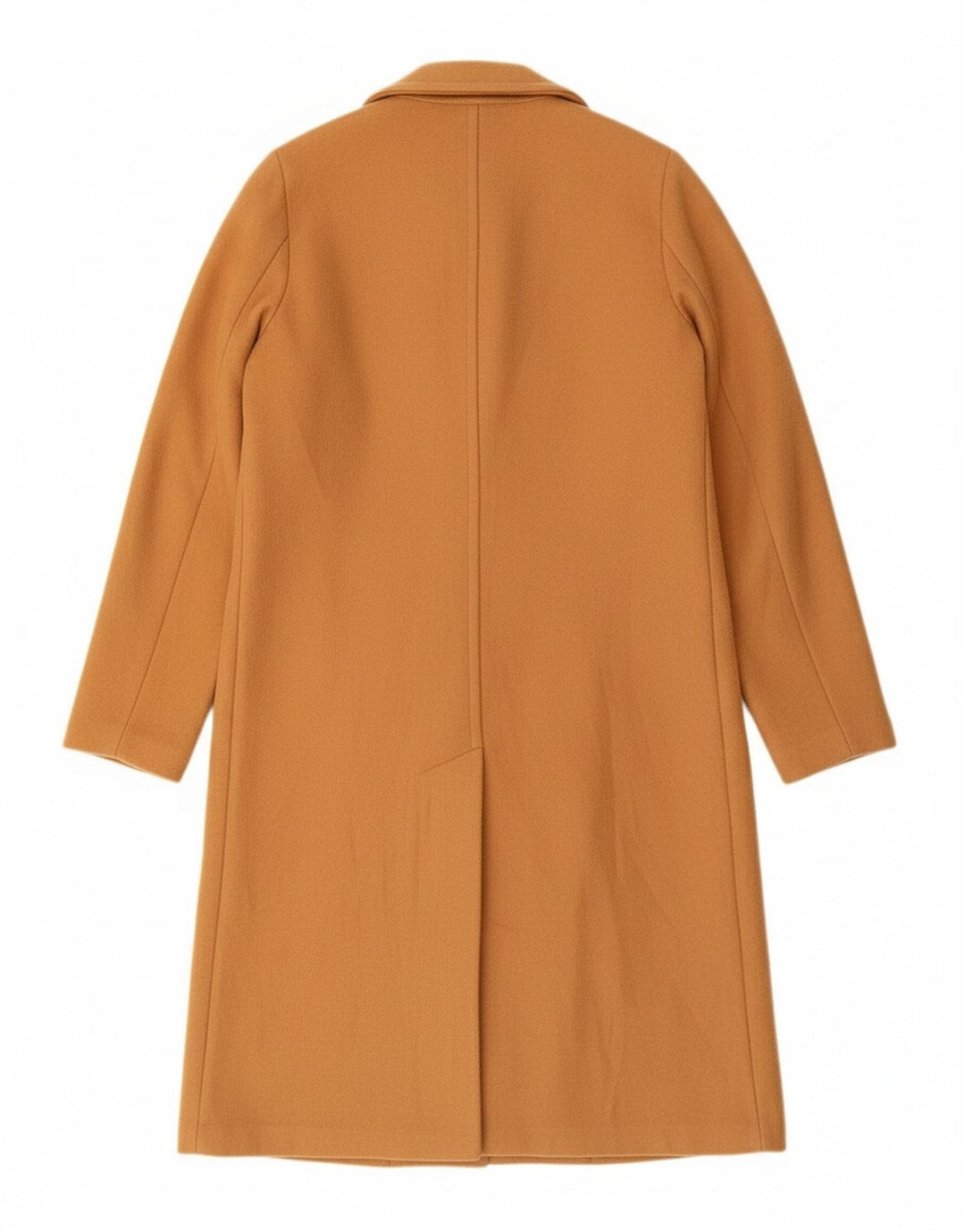 ZARA Womens Open Overcoat UK 10 Small Brown Polyester