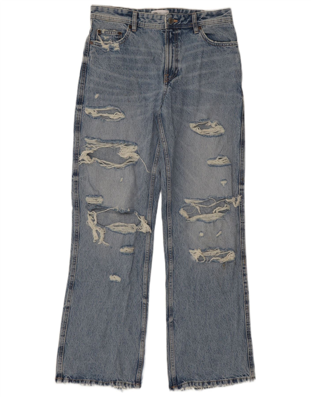 Damskie dżinsy Zara Bootcut EU 36 XS W26 L32 Niebieskie