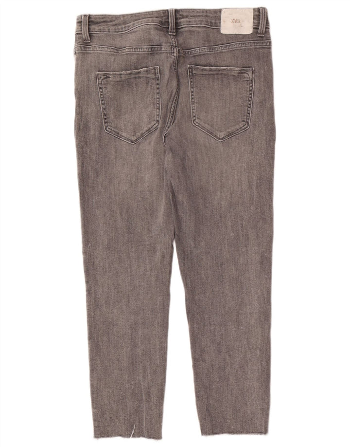 Krótkie jeansy damskie Zara EU 40 Medium W30 L24 Szare