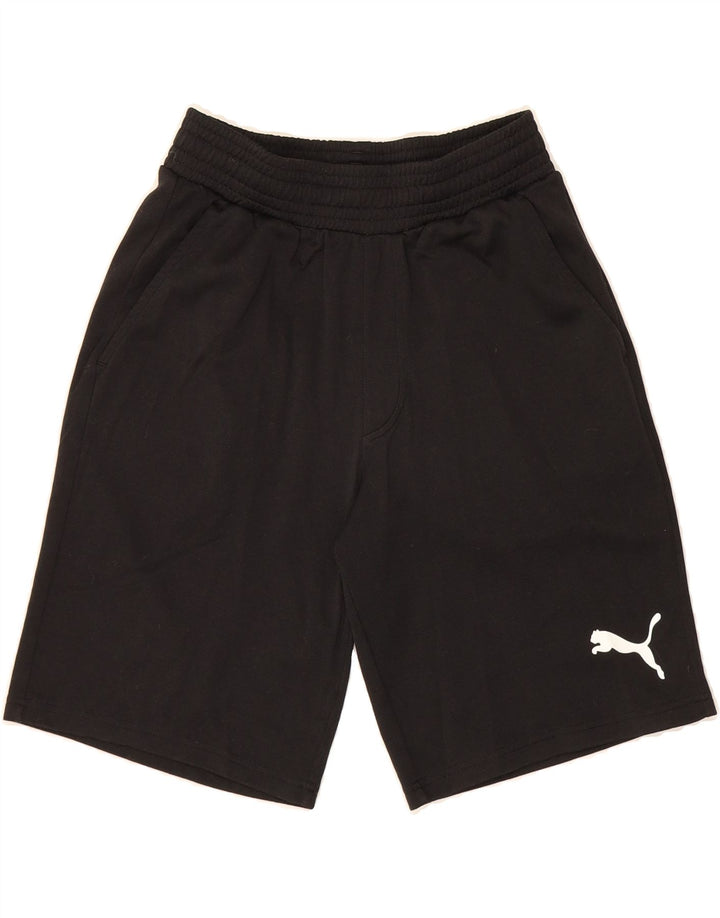 PUMA Mens Sport Shorts Small  Black Polyester Vintage Puma and Second-Hand Puma from Messina Hembry 