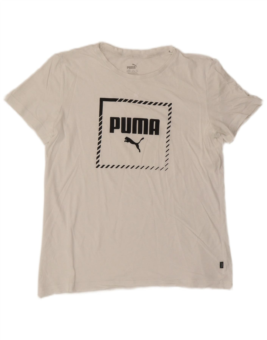 Chłopięca koszulka z grafiką Puma 15-16 lat XL, biała