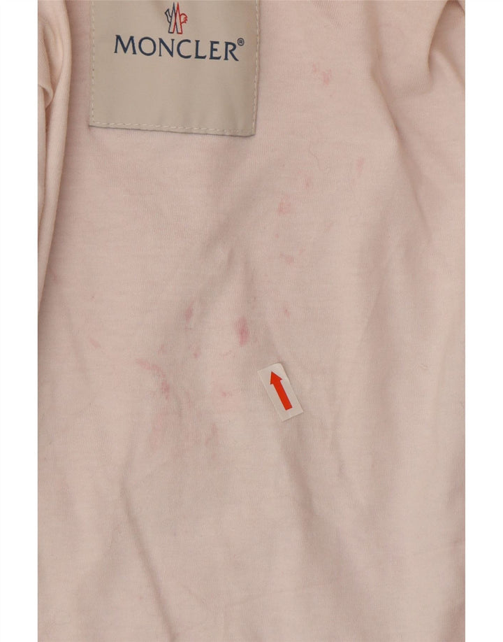 Dziewczęca kurtka przeciwdeszczowa Moncler Graphic 15-16 lat, czerwona, poliamid