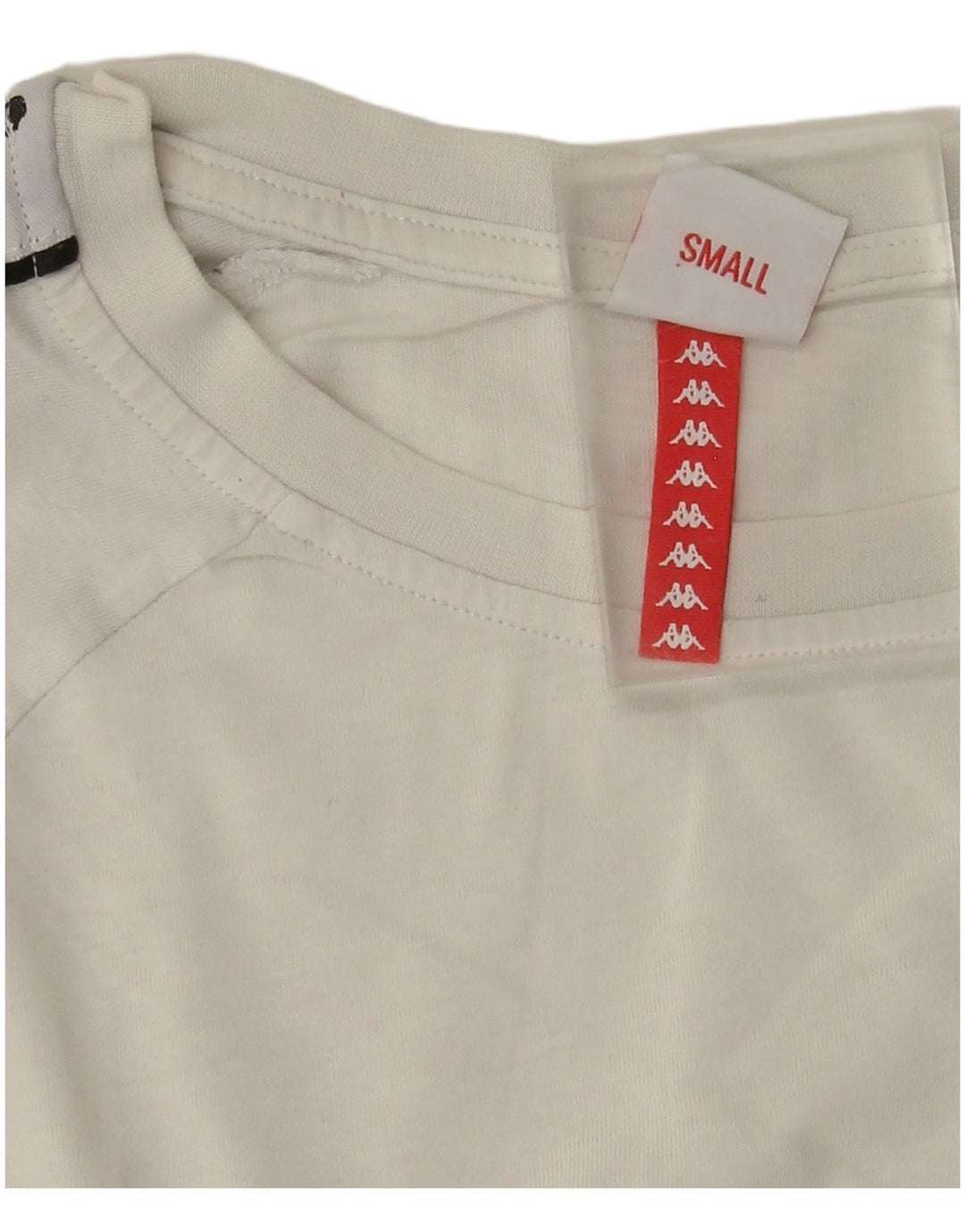 Męski T-shirt z grafiką Kappa, mały, biały